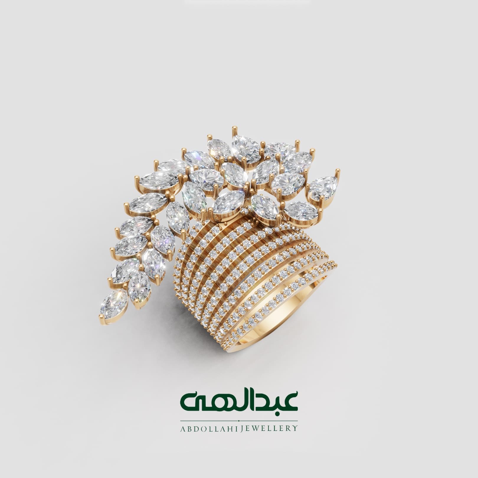 انگشتر الماس B5395